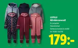 Lidl LUPILU Allvädersoverall erbjuda