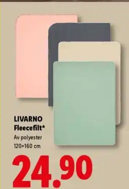 Lidl LIVARNO Fleecefilt erbjuda