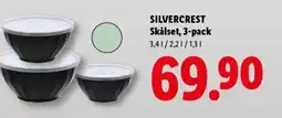 Lidl SILVERCREST Skålset, 3-pack erbjuda