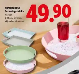 Lidl SILVERCREST Serveringsbricka erbjuda