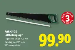 Lidl PARKSIDE Lättbetongsȧg erbjuda