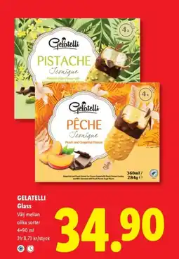 Lidl GELATELLI Glass erbjuda