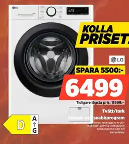 Power LG Tvätt/tork erbjuda