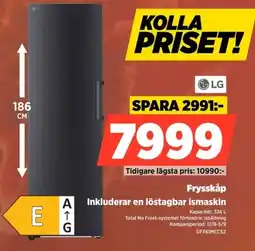 Power LG Frysskåp GFT61MCCSZ erbjuda