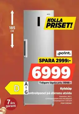 Power Point Kylskåp ontrollpanel på dörrens utsida erbjuda
