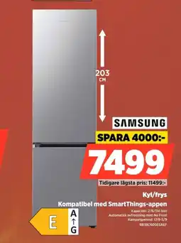 Power Samsung Kyl/frys Kompatibel med SmartThings-appen erbjuda