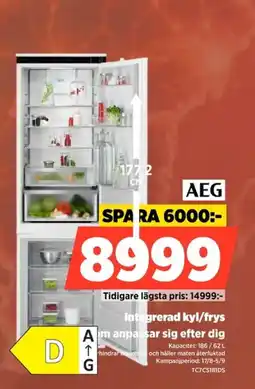 Power Aeg Integrerad kyl/frys Am anpassar sig efter dig erbjuda