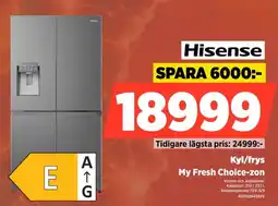 Power Hisense Kyl/frys My Fresh Choice-zon erbjuda