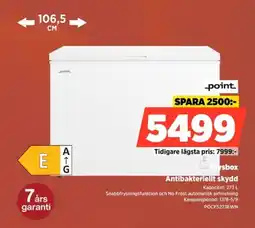 Power Point Frysbox Antibakteriellt skydd erbjuda