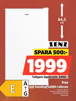 Power Senz Frys Eggt handtag infällt i dörren erbjuda