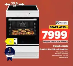 Power Electrolux Induktionsspis Praktisk Hob2Hood-funktion erbjuda