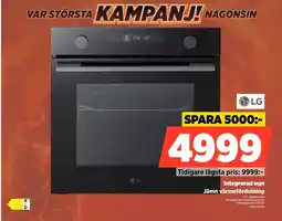 Power Lg Integrerad ugn Jämn värmefördelning erbjuda
