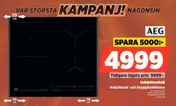 Power Aeg Induktionshäll Hob2Hood® och bryggfunktioner erbjuda