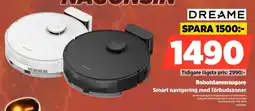 Power Dreame Robotdammsugare Smart navigering med förbudszoner erbjuda