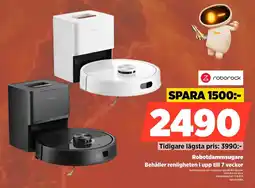Power Roborock Robotdammsugare Behåller renligheten i upp till 7 veckor erbjuda