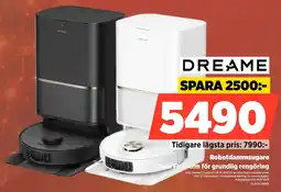 Power Dreame Robotdammsugare Dual Flex Arm för grundlig rengöring erbjuda