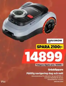 Power Navimow Gräsklippare Pålitlig navigering dag och natt erbjuda