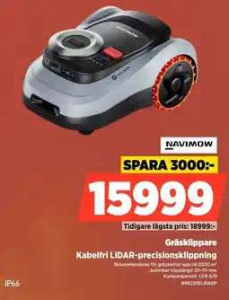 Power Navimow Gräsklippare Kabelfri LiDAR-precisionsklippning erbjuda