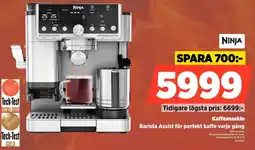 Power Ninja Kaffemaskin Barista Assist för perfekt kaffe varje gång erbjuda
