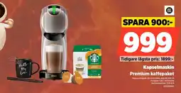 Power Kapselmaskin Premium kaffepaket erbjuda