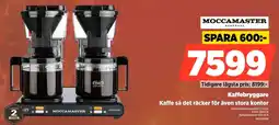 Power Moccamaster Handmade Kaffebryggare Kaffe så det räcker för även stora kontor erbjuda