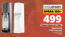 Power Sodastream Kolsyremaskin 1 FUSE-flaska ingår erbjuda