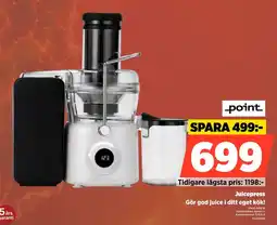 Power Point Juicepress Gör god juice i ditt eget kök! erbjuda