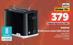Power Braun Brödrost Brödrostens utsida håller sig sval erbjuda