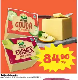 Coop Ost familjefavoriter erbjuda