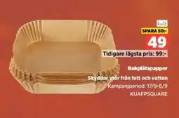 Power Kulz Bakplåtspapper Skyddar ytor från fett och vatten erbjuda