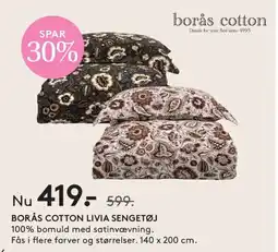 Seng Borås Cotton livia sengetøj erbjuda