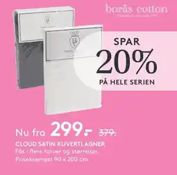 Seng Cloud satin kuvertlagner erbjuda