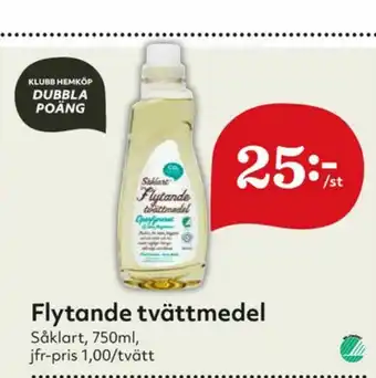 Hemköp Garant Såklart Tvättmedel flytande erbjuda