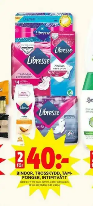ICA Kvantum Libresse Tamponger erbjuda