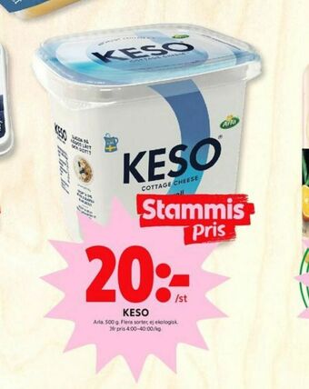 ICA Kvantum Keso Cottage cheese erbjuda