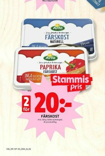 ICA Kvantum Arla Färskost erbjuda