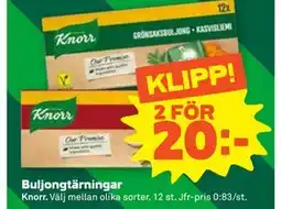 Stora Coop Buljongtärningar erbjuda