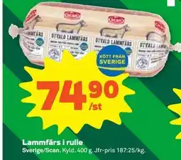 Stora Coop Lammfärs i rulle erbjuda