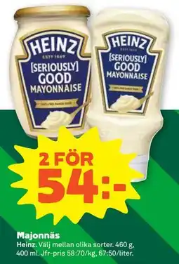 Stora Coop Majonnäs erbjuda