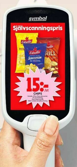 ICA Maxi Estrella Chips erbjuda