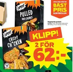 Stora Coop Vegetarisk protein erbjuda