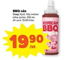 Stora Coop BBQ-sås erbjuda