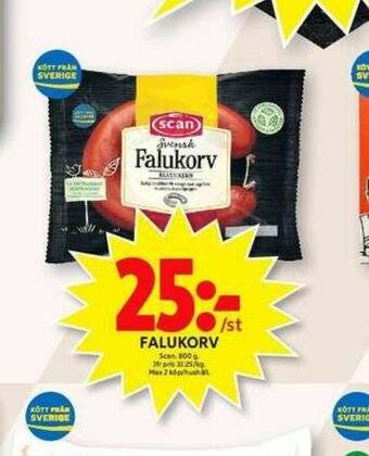 ICA Maxi Scan Falukorv erbjuda