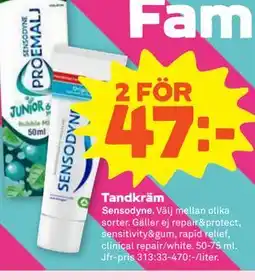 Stora Coop Tandkräm erbjuda