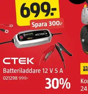 Batteriladdare 12 V 5 A