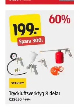 Jula Tryckluftsverktyg 8 delar erbjuda