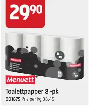 Toalettpapper 8 -pk