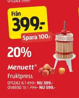 Jula Fruktpress erbjuda