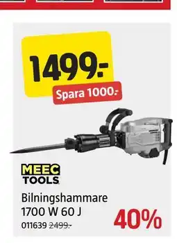 Jula Bilningshammare 1700 W 60 J erbjuda