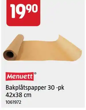 Jula Bakplåtspapper 30 -pk erbjuda